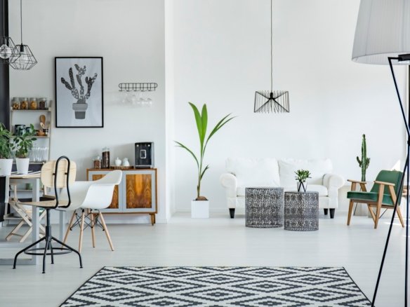 Loft interior in scandinavian style Your Gateway to Properties in Laos